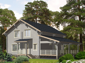 Финские проекты домов из клееного бруса, финские проекты домов из бруса, финские деревянные проекты домов, финский дом цена, готовые финские проекты домов